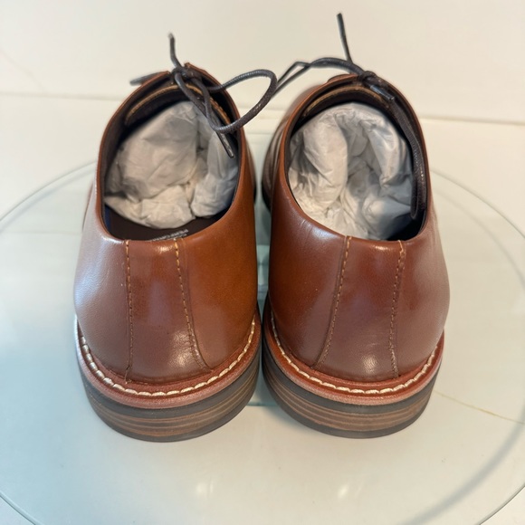 Kennet Cole 8.5 Reaction Men’s Oxfords Klay Flex Cap-Toe Brown Dress Shoes - Picture 3 of 9